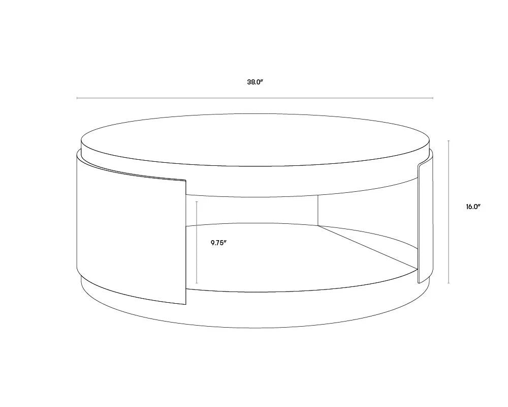 Cavette coffee table