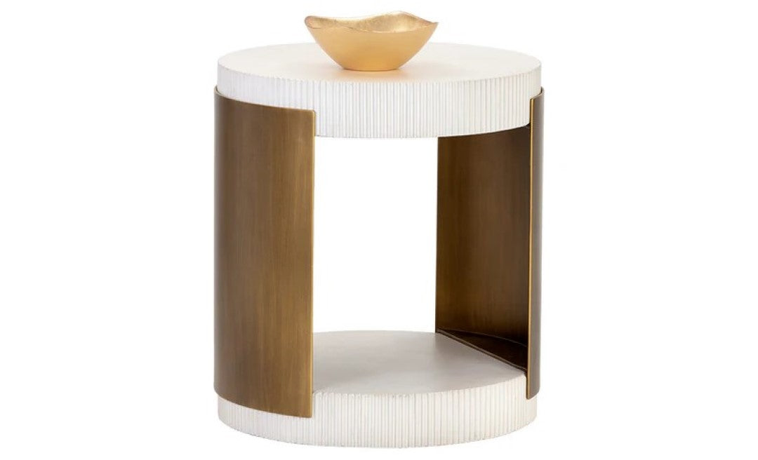 Cavette end table