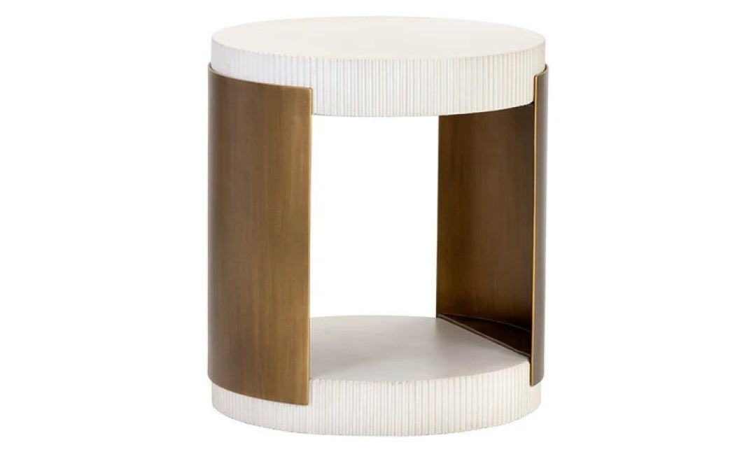 Cavette end table