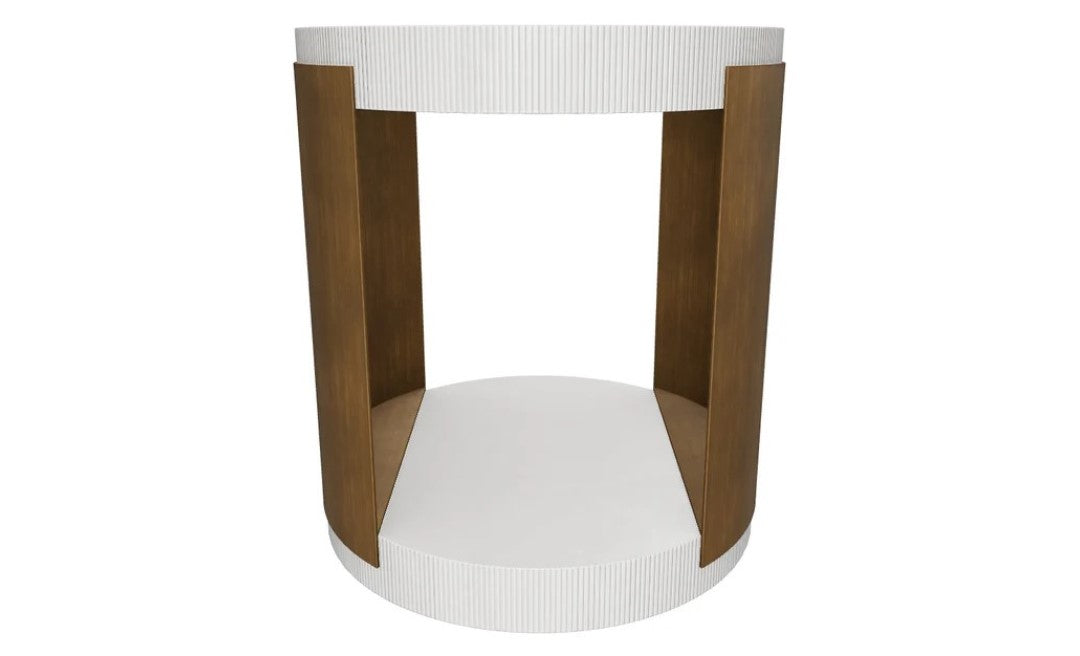 Cavette end table