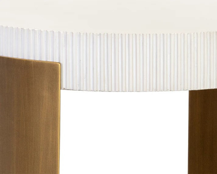 Cavette end table