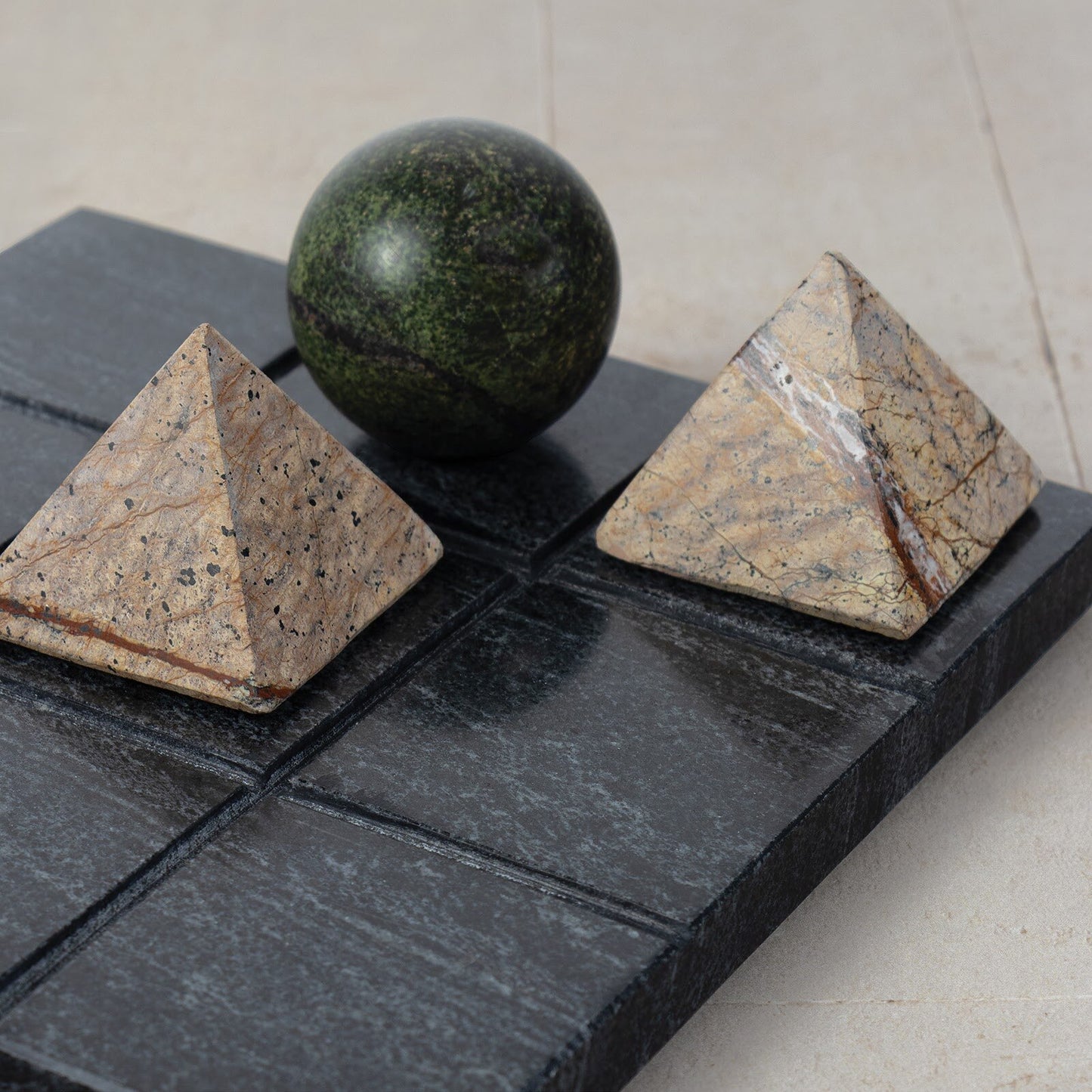 Tic Tac Toe Marble Board