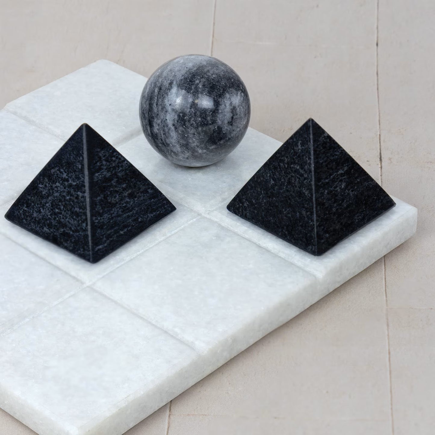 Tic Tac Toe Marble Board