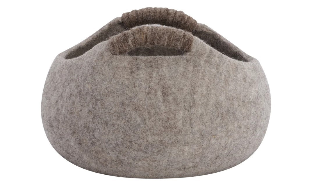 Modwool Felt Handle Basket - small