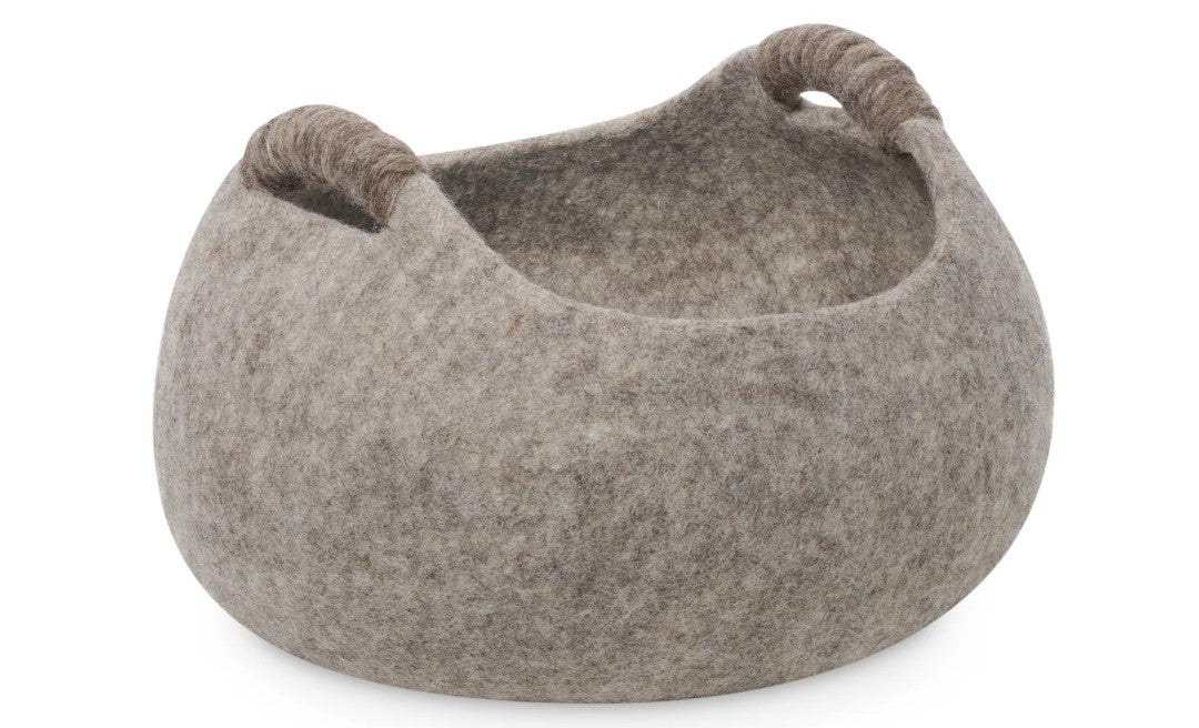 Modwool Felt Handle Basket - small
