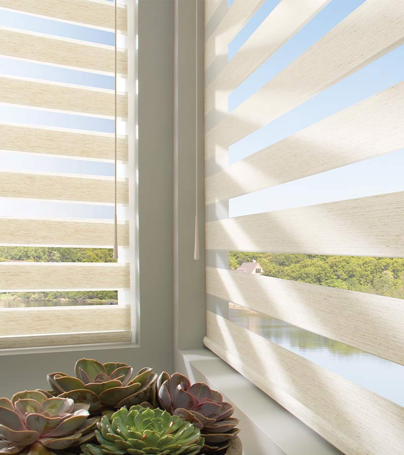 Designer Banded Shades