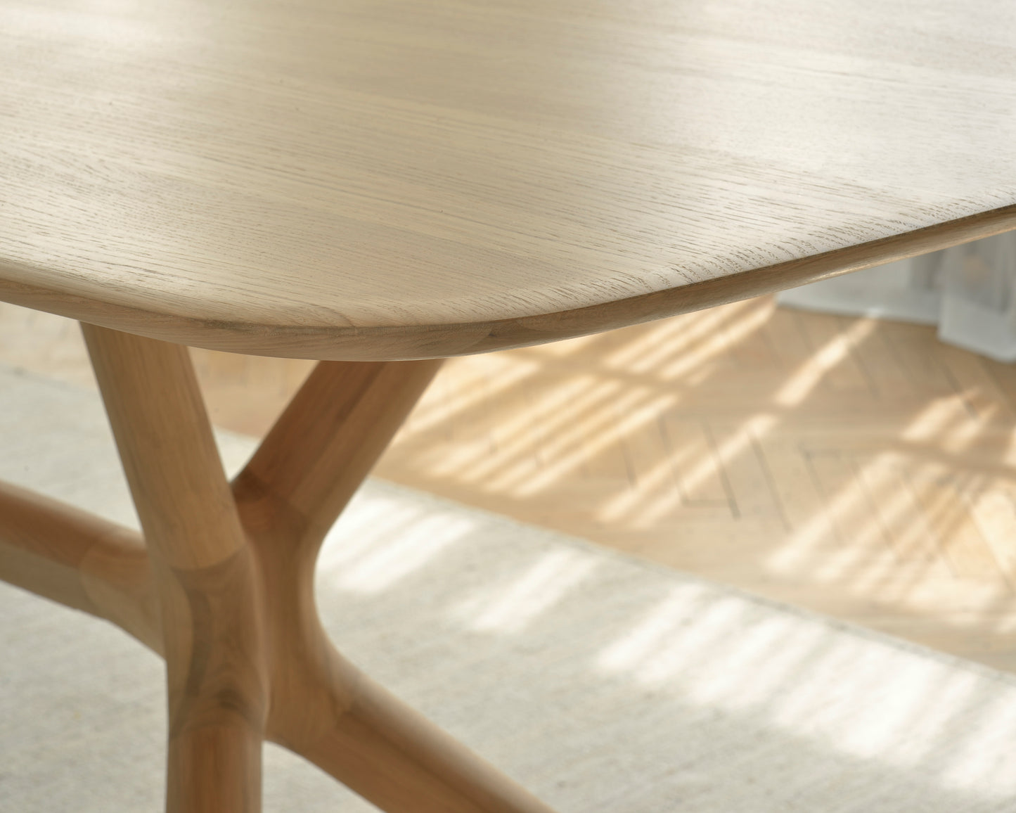 X Oak Dining Table