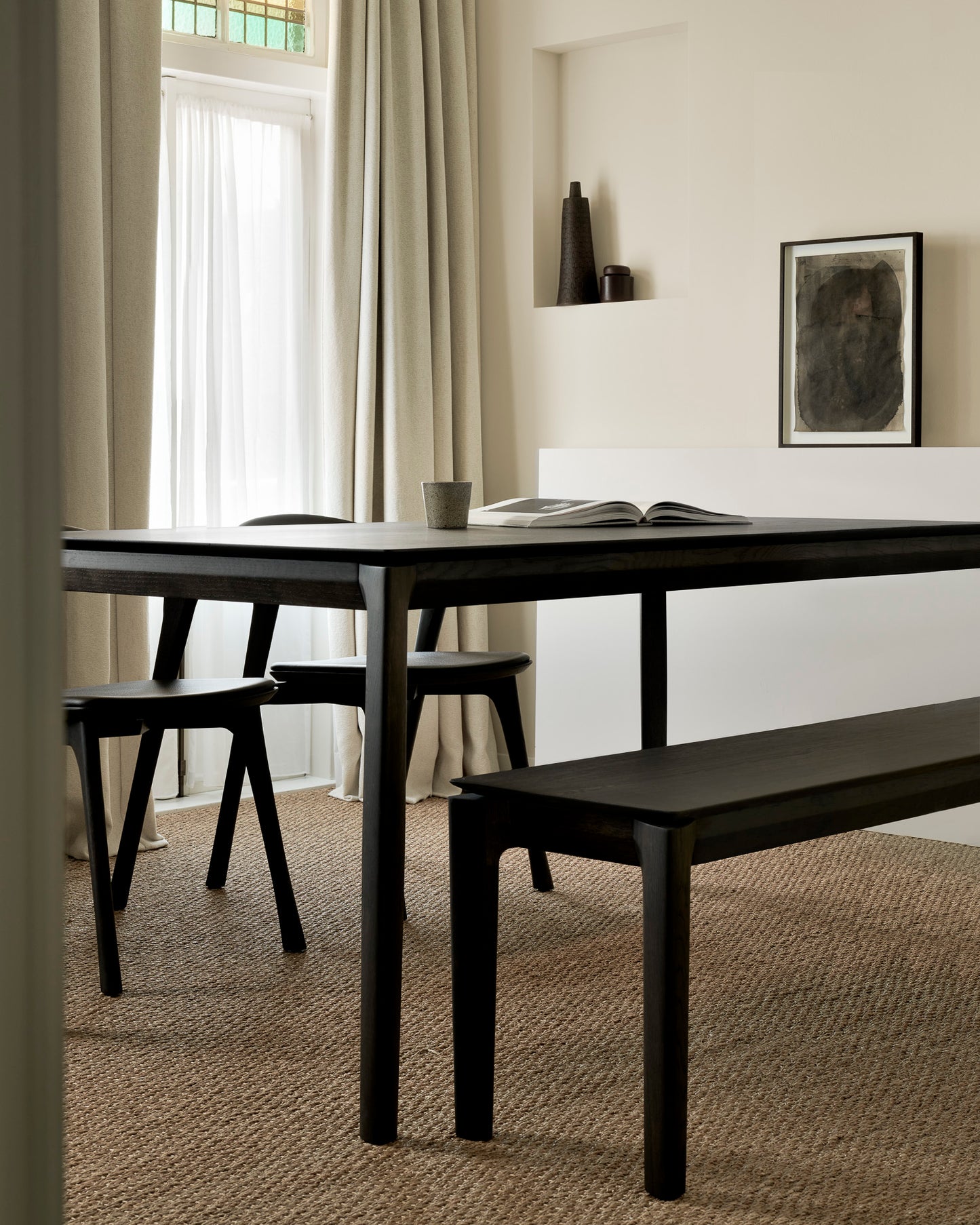 Bok Brown Oak Bench