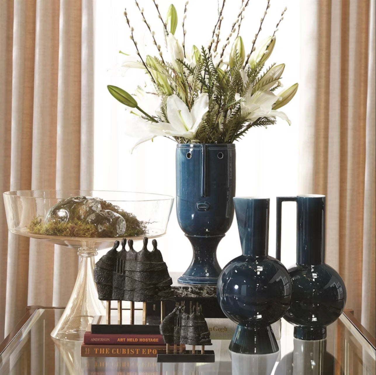 Long Nose Blue Vase