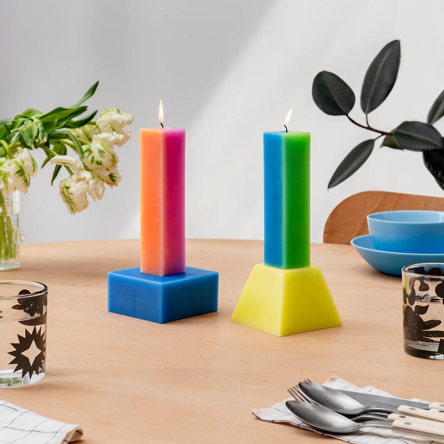 Happiness Pillar Candle