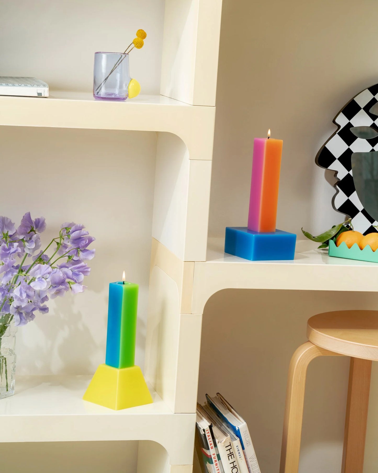 Happiness Pillar Candle