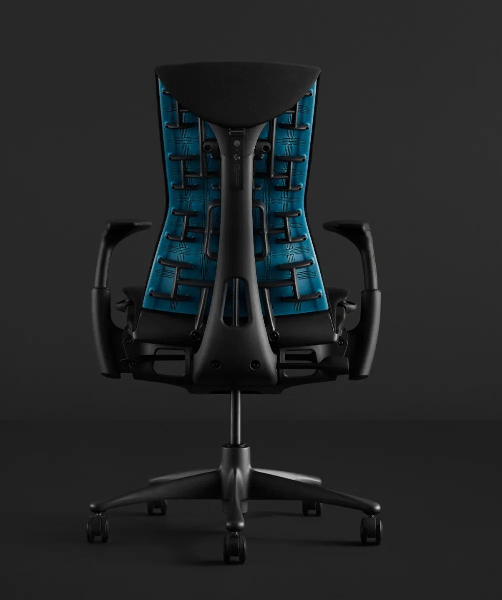 Herman Miller X Logitech G Embody® Gaming Chair Cyan/Black