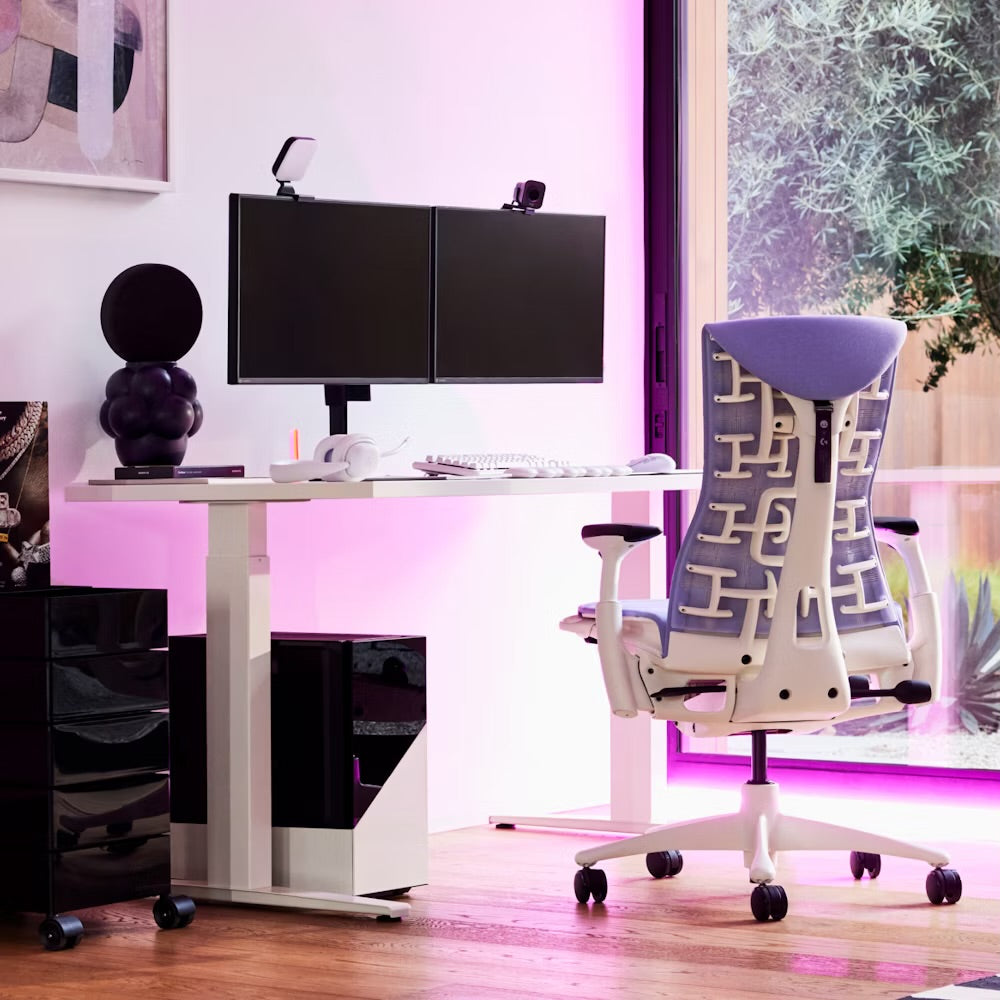 Herman Miller X Logitech G Embody® Gaming Chair Amethyst/White