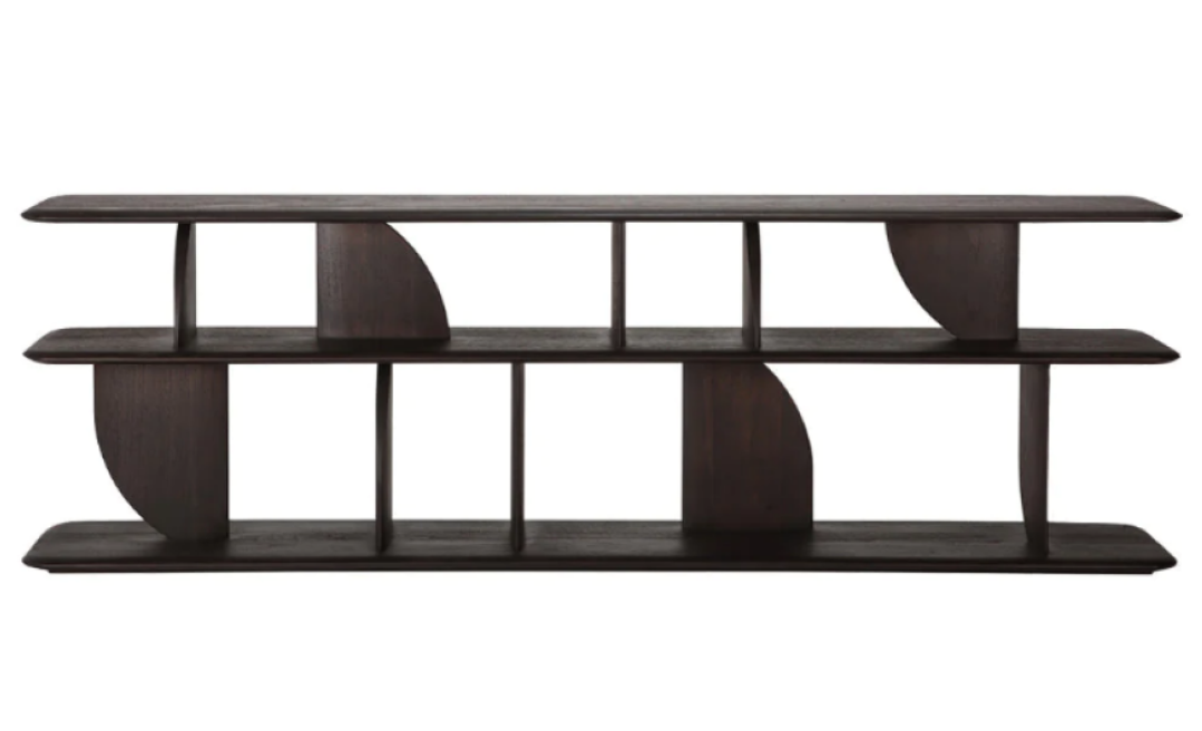 Geometric sofa console