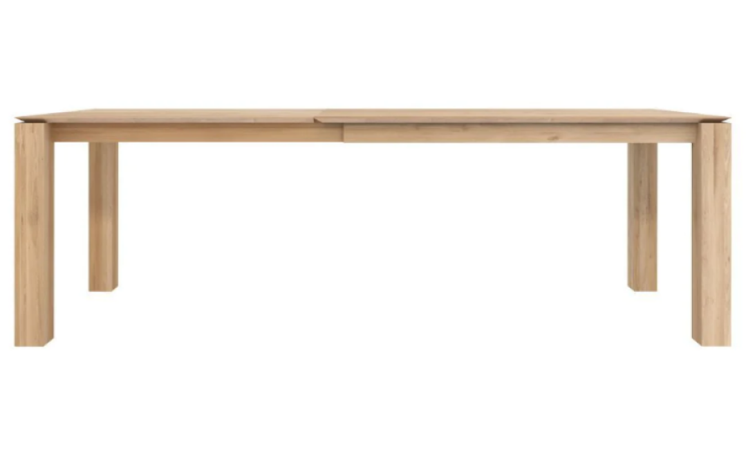 Slice extendable dining table