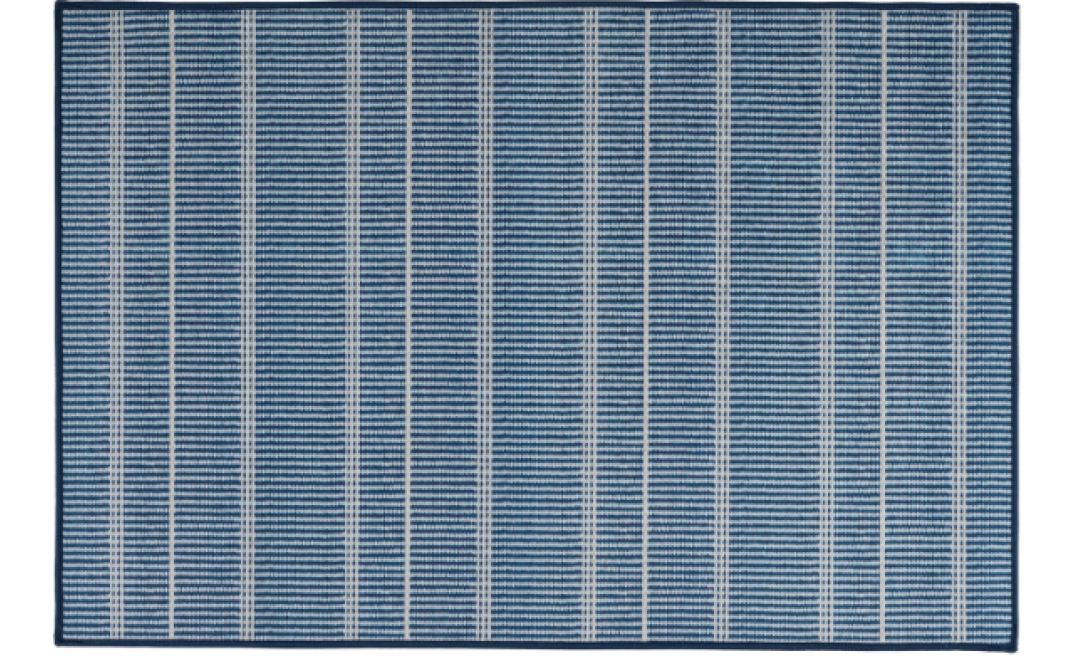 Samson Navy Machine Washable Rug