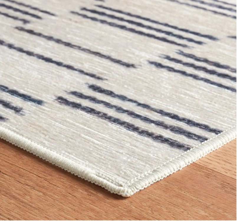Leni Oatmeal Machine Washable Rug