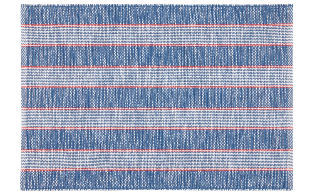 Hillsgrove Stripe Denim Handwoven Cotton Rug