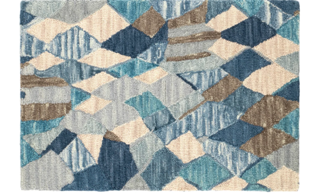 Deer Leap Hand-Hooked Wool Rug