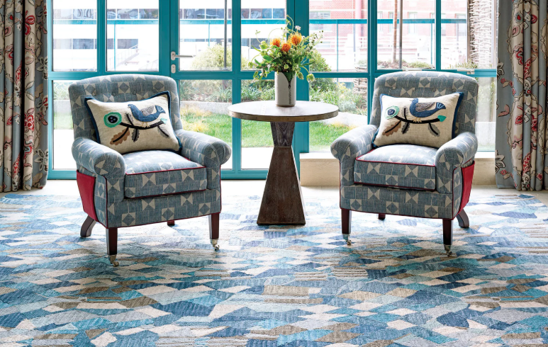Deer Leap Hand-Hooked Wool Rug