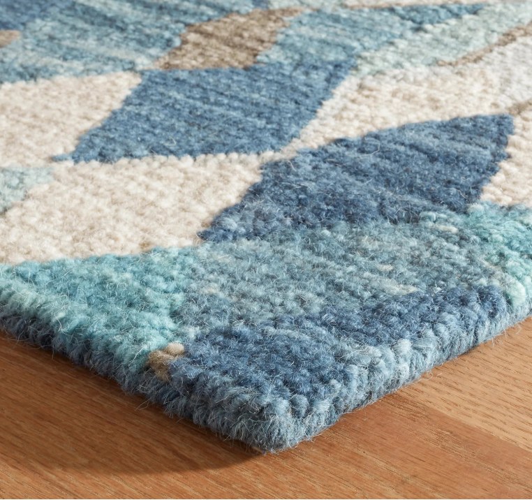 Deer Leap Hand-Hooked Wool Rug