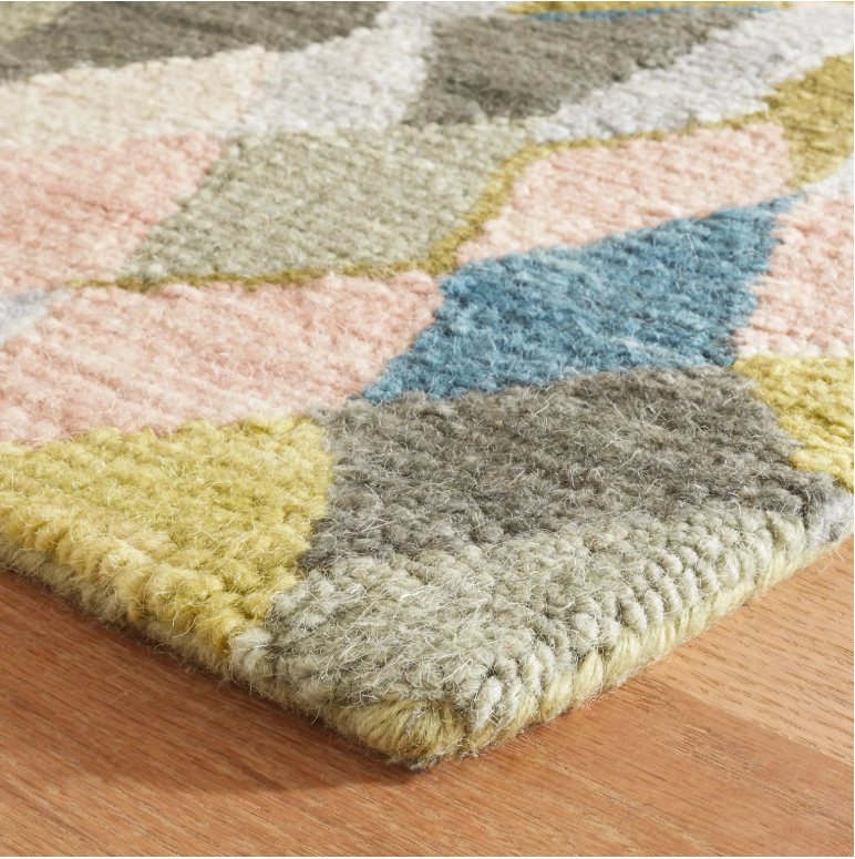 Deer Leap Hand-Hooked Wool Rug