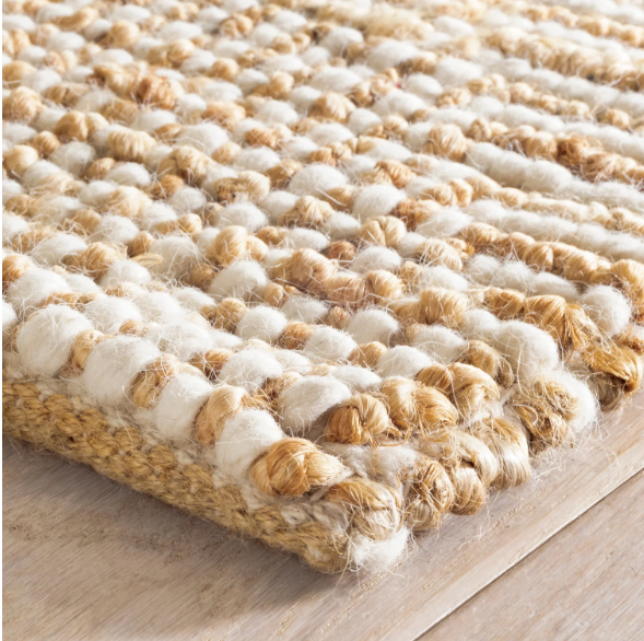 Kelan Ivory Handwoven Jute Rug