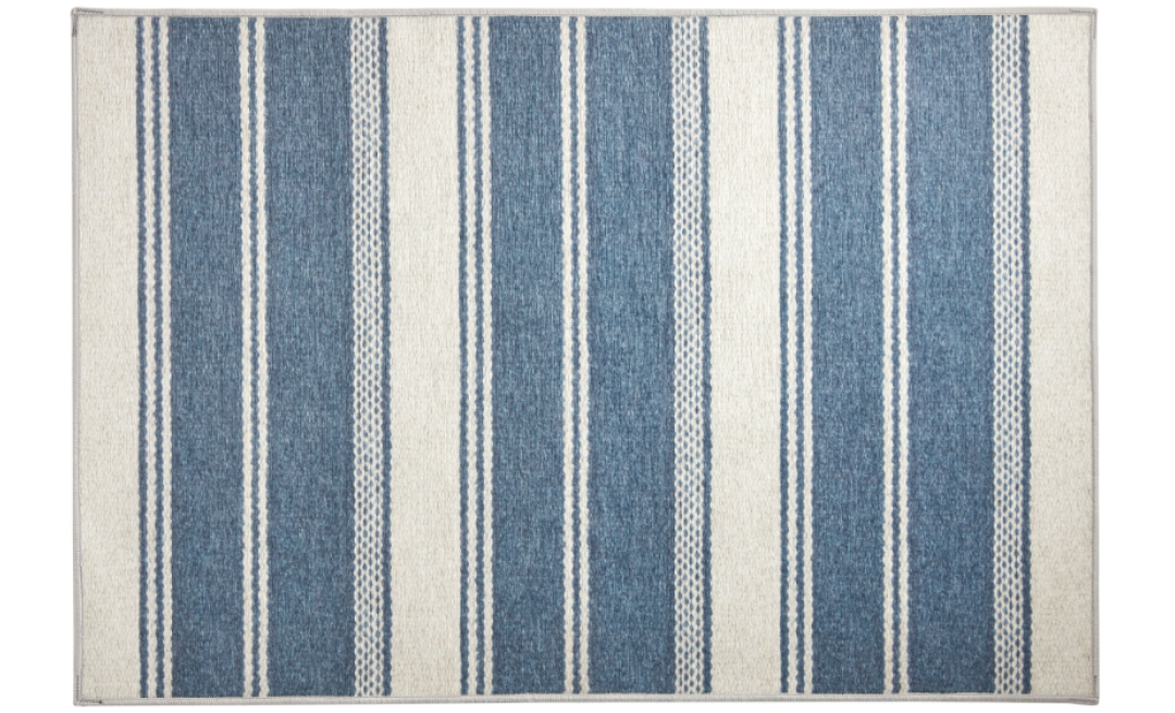 Bowman Stripe Machine Washable Rug