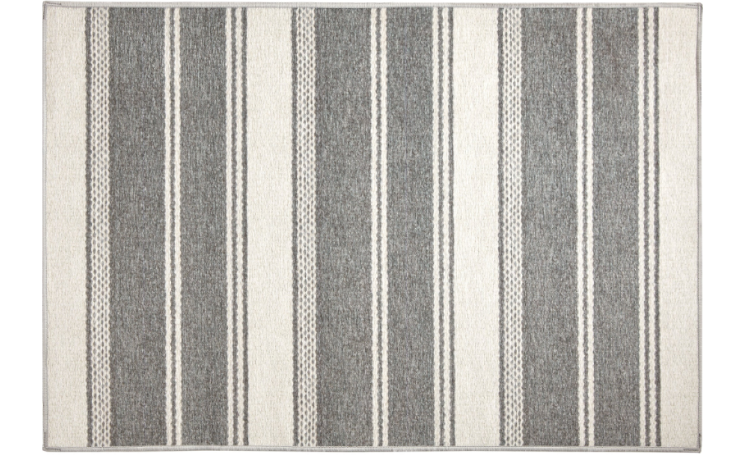 Bowman Stripe Machine Washable Rug
