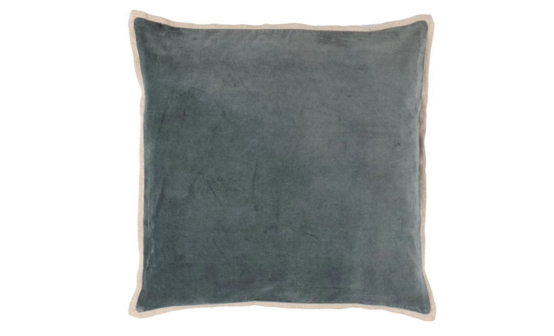 Gehry Velvet Linen Decorative Pillow Pacific
