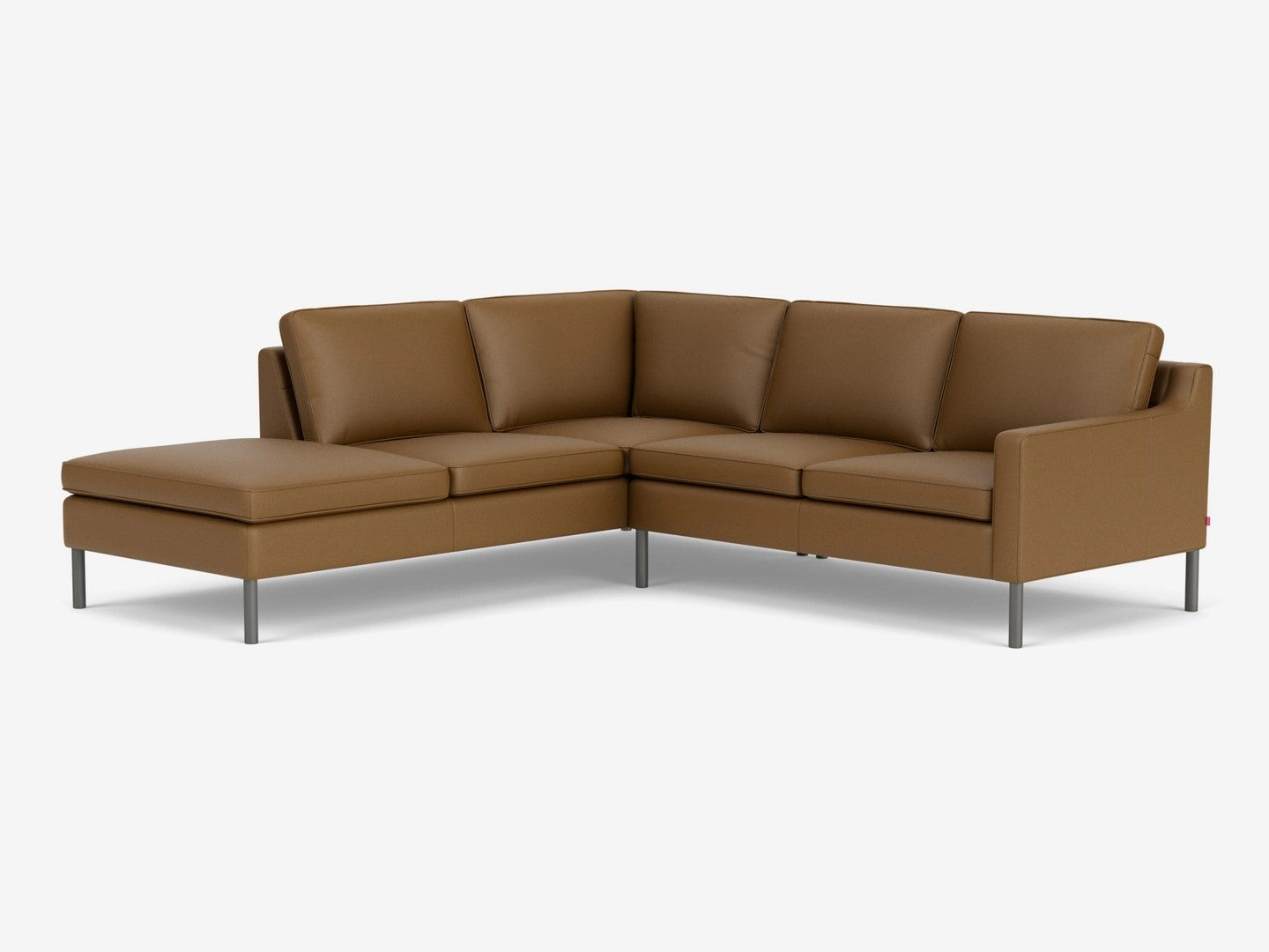 Skye 2-piece sectional sofa with Corner Chaise leather