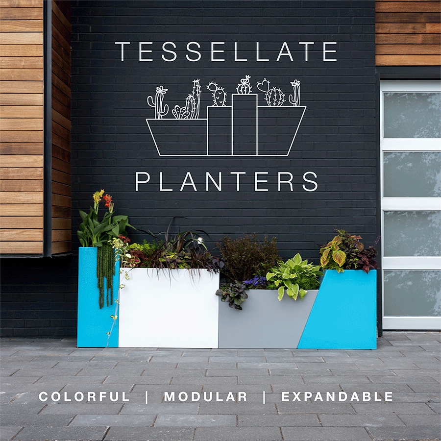 Tessellate Square Planter