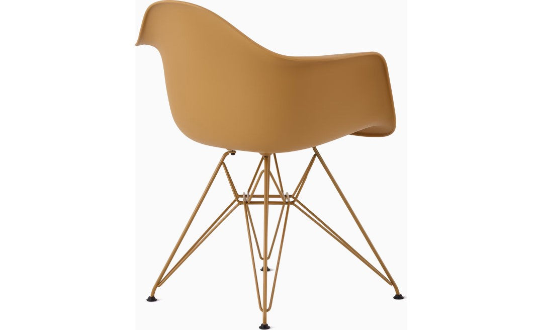 Herman Miller x HAY Eames Molded Plastic Armchair in Toffee
