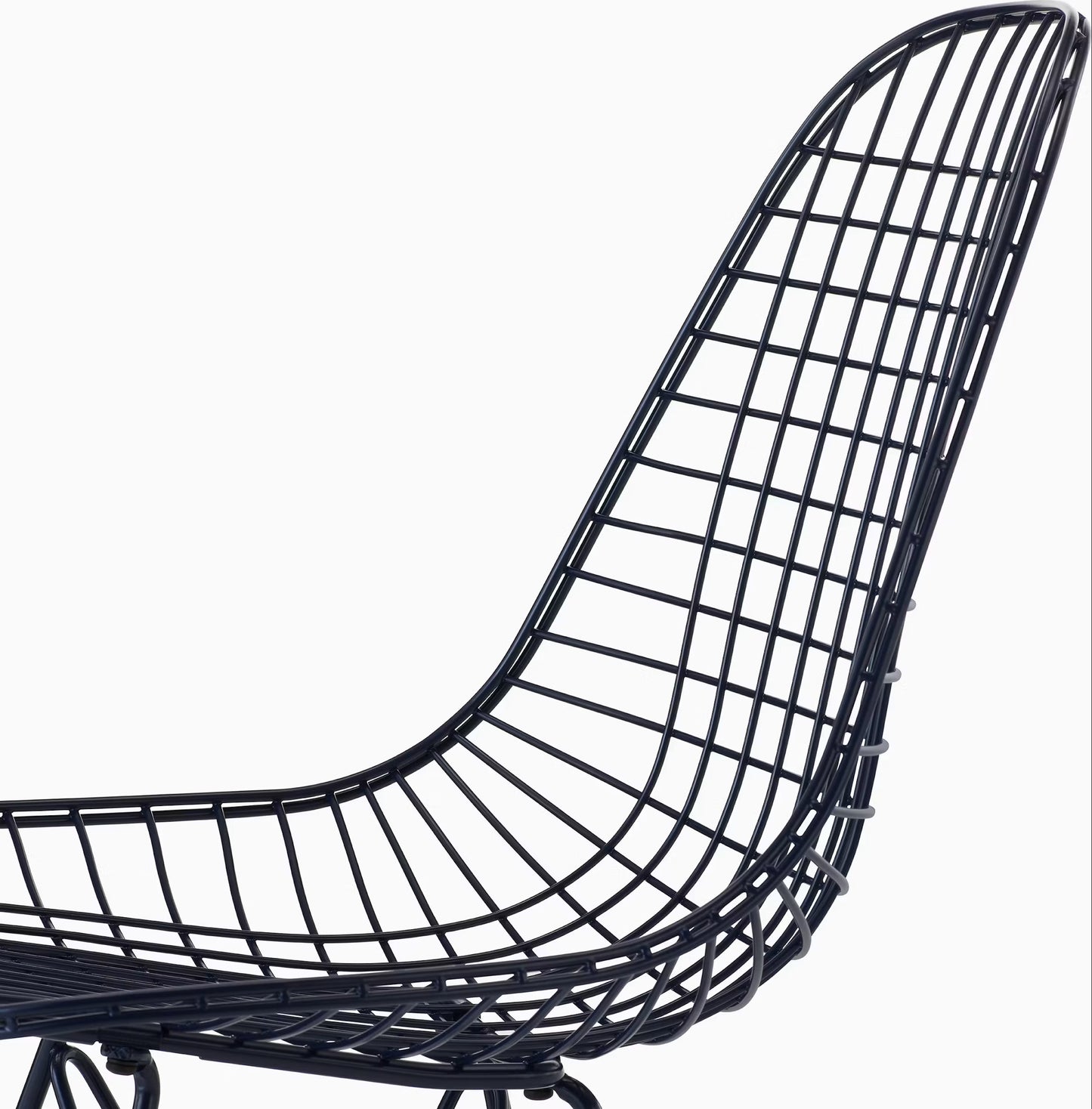 Herman Miller x HAY Eames Wire Chair, in Black Blue