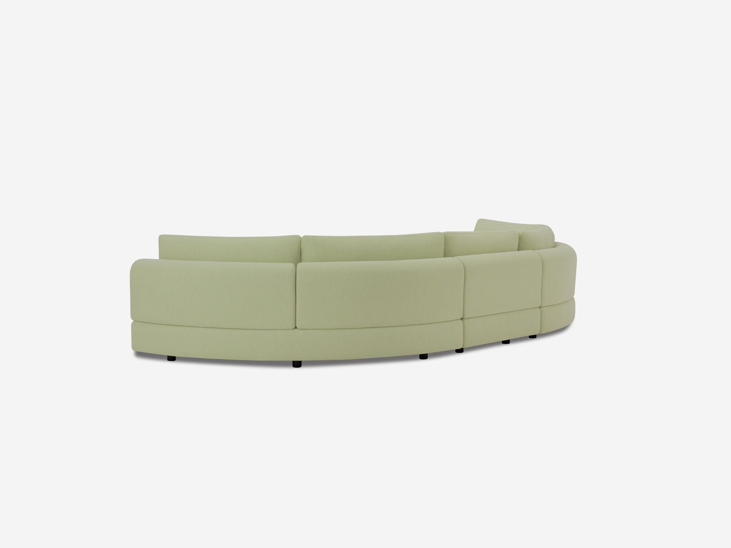 Stage Moon 3-Piece Curved Sectional Sofa