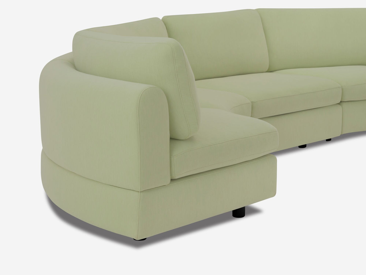 Stage Moon 3-Piece Curved Sectional Sofa