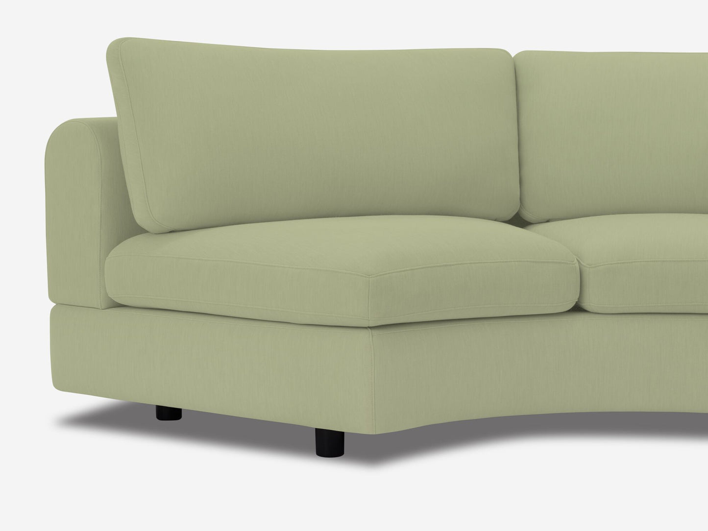 Stage Moon 3-Piece Curved Sectional Sofa