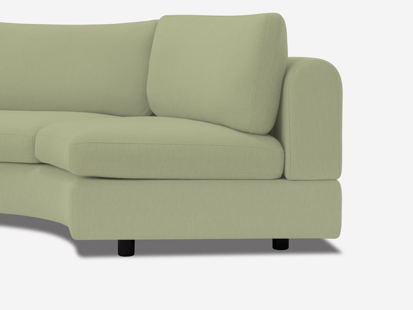Stage Moon 3-Piece Curved Sectional Sofa