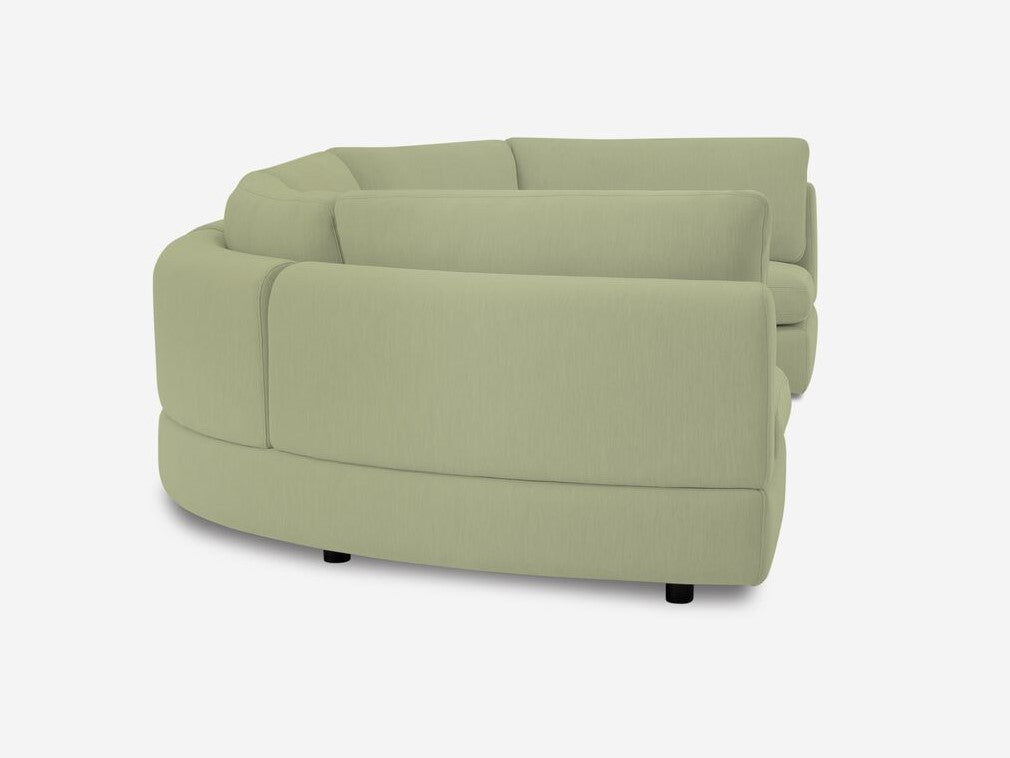 Stage Moon 3-Piece Curved Sectional Sofa