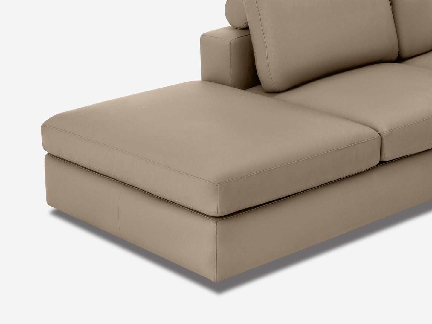 Stage Track 2-Piece Sectional Sofa with Backless Chaise