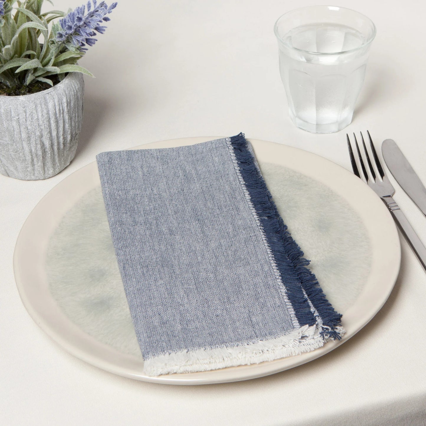 Chambray Midnight Blue Napkins