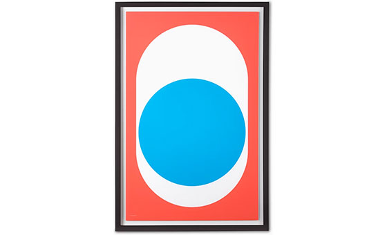 Nelson Pop Art Blue Dot Poster