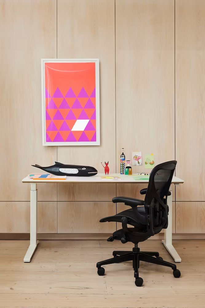 Nelson Pop Art Purple Triangles Poster