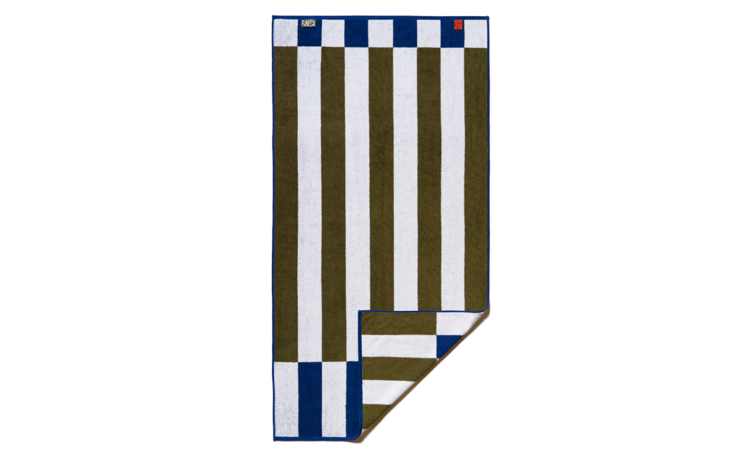 Offset Stripe Classic Stretch Towel
