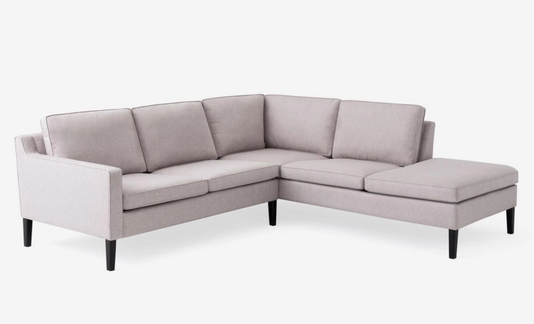Skye 2-piece sectional sofa with Corner Chaise Fabric
