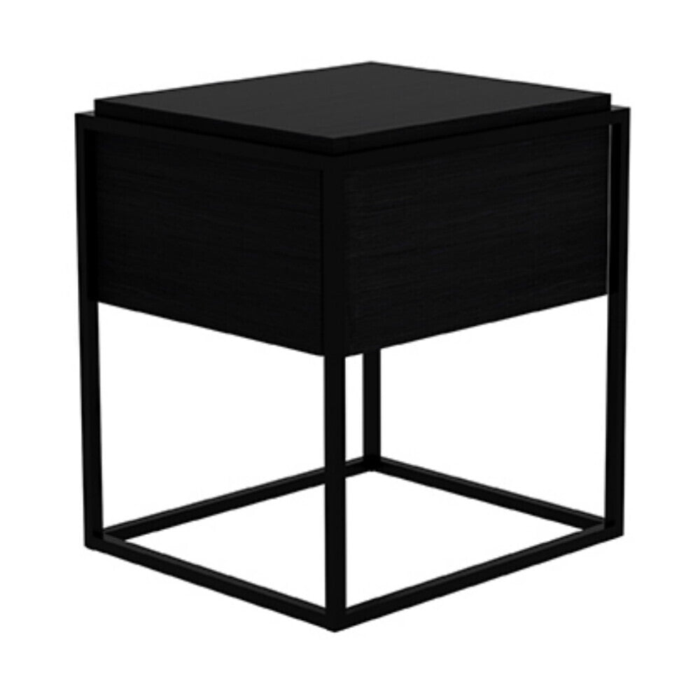 Monolit Oak Black Bedside table