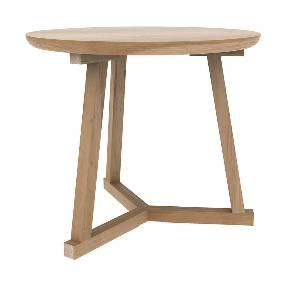 Tripod Oak side table