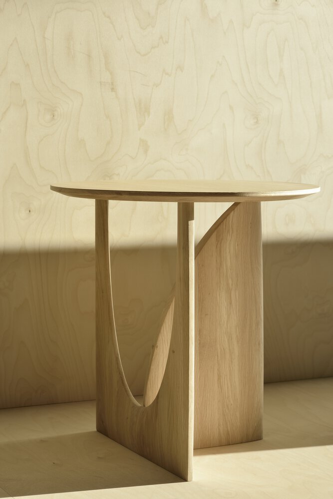 Geometric side table