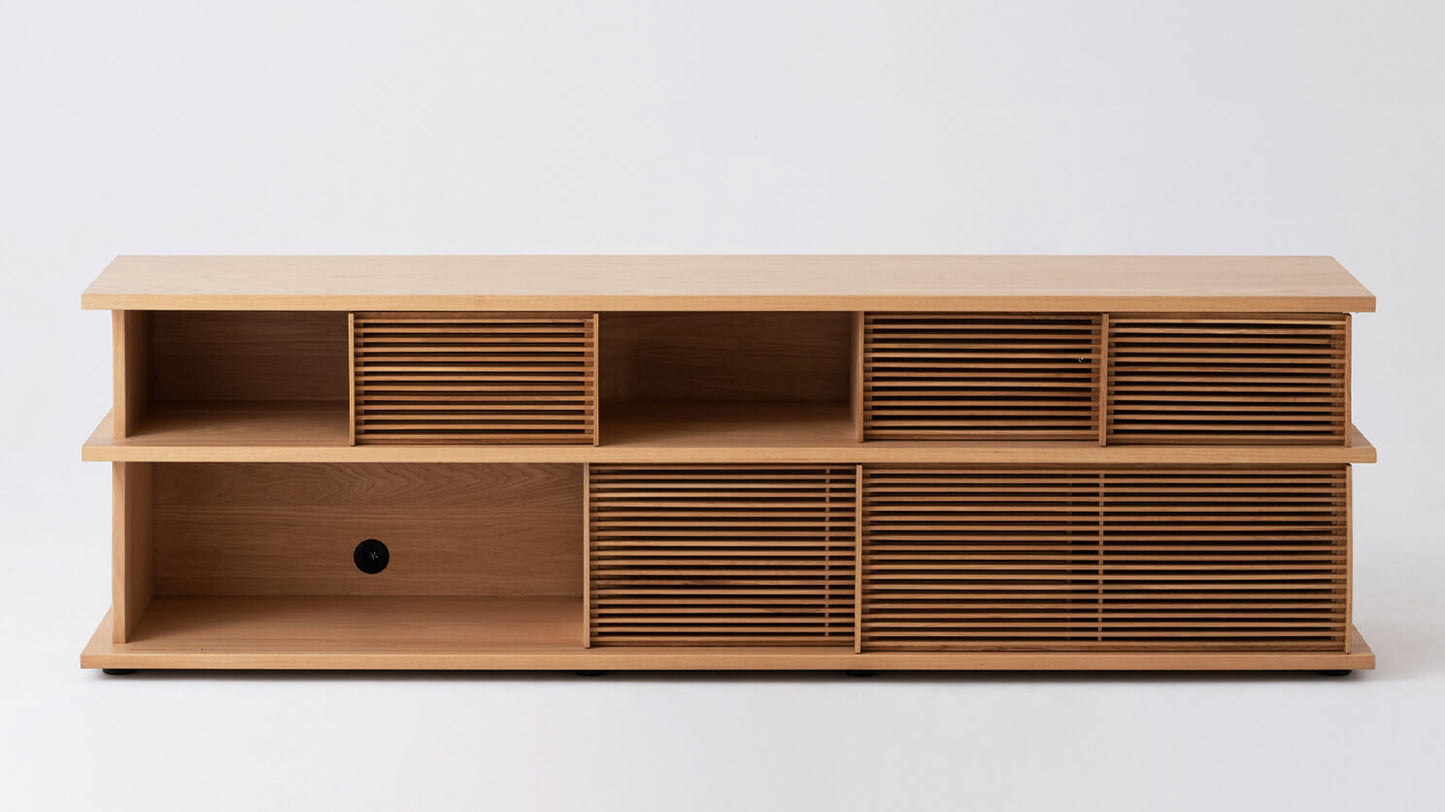 Plank 83" Media Unit