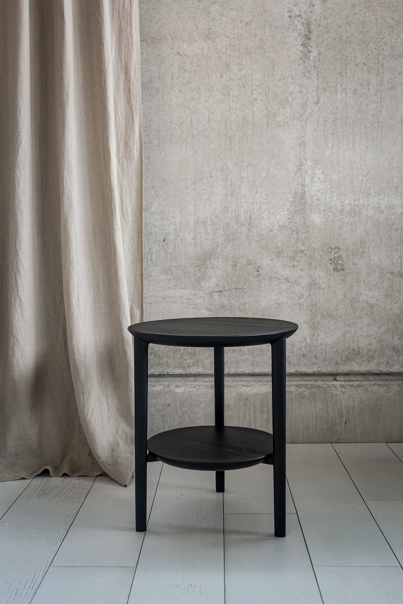 Bok Black Oak Side Table